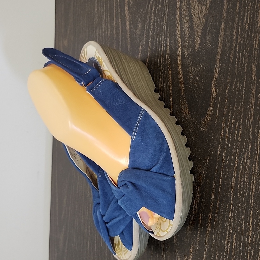 Fly London Blue Wedges